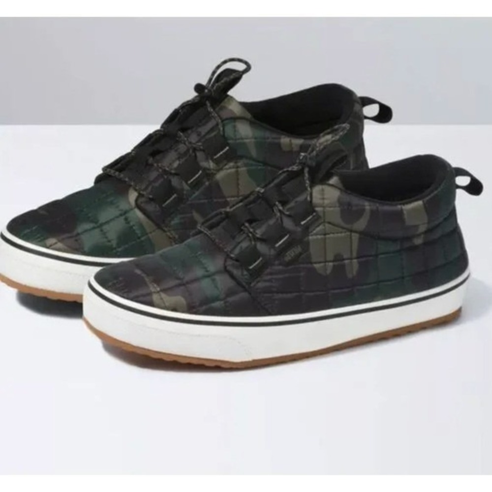 Vans‎ Chukka Slip Er Woodland Camo Quilted Slip On Shoes Womens US 6.5 NEW